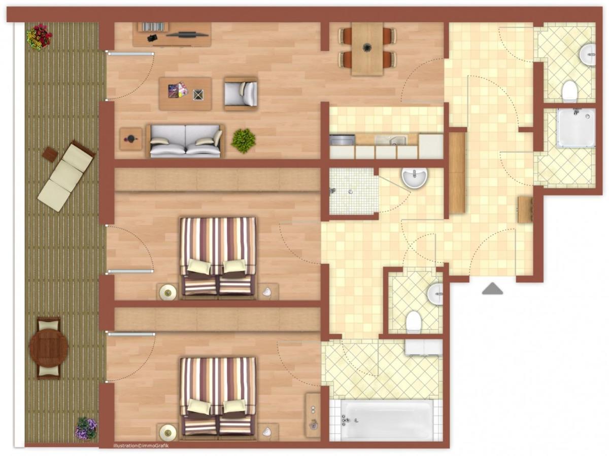 Alpenlodge, Ferienwohnung 11 Тирзе Экстерьер фото